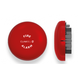 Vimpex CBE6-RD-230-EN ClamBell 230 V 6" Fire Alarm Bell - Deep Base - Red EN54-3